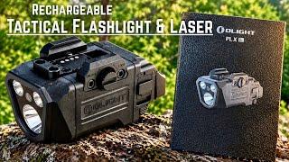 Super Powerful Tactical Flashlight and Laser!  The Olight PL X GL!